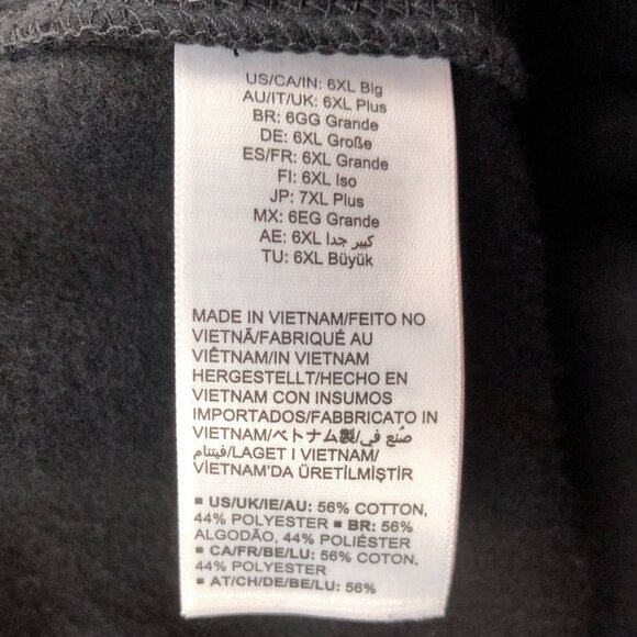 NEW Essentials Mens Sweatpants Size 6XL Big Black Casual Drawstring - Picture 8 of 13